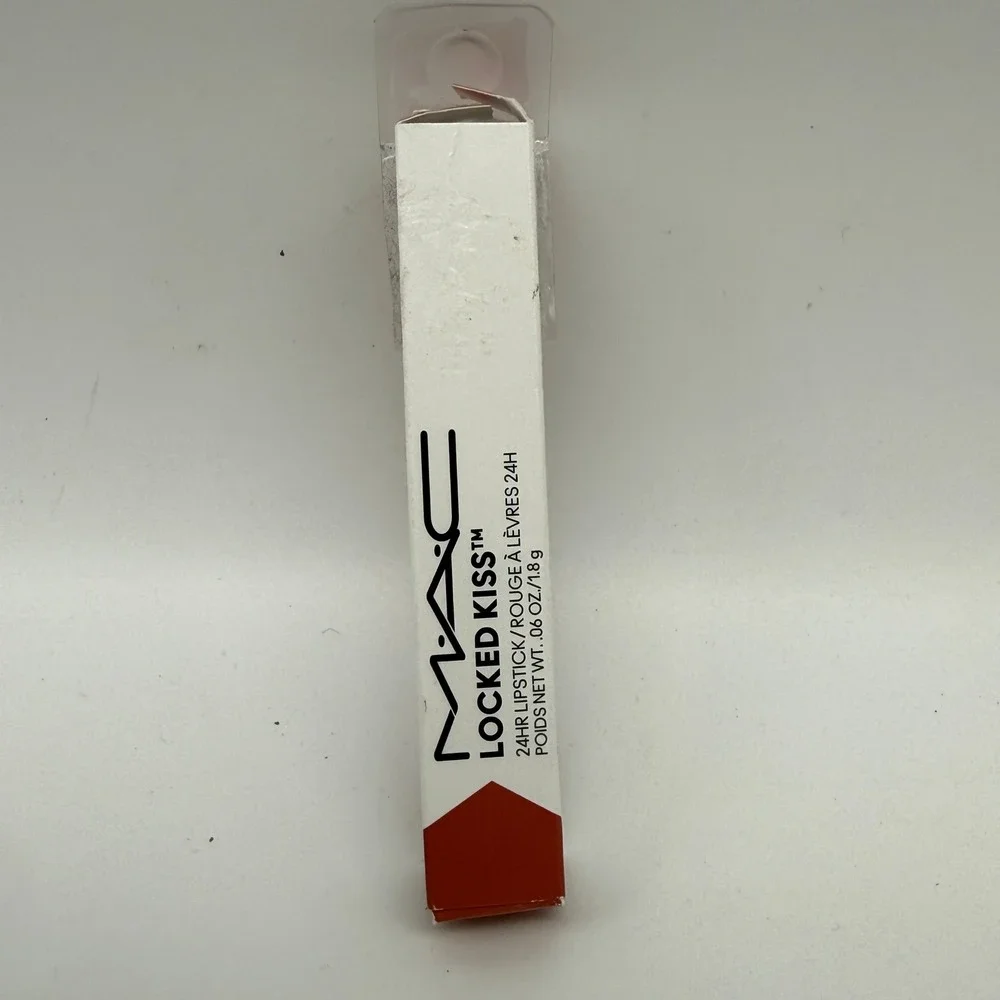 MAC Locked Kiss 24HR Lipstick 61 Mischief 0.06oz Matte Longwear Slim Stick